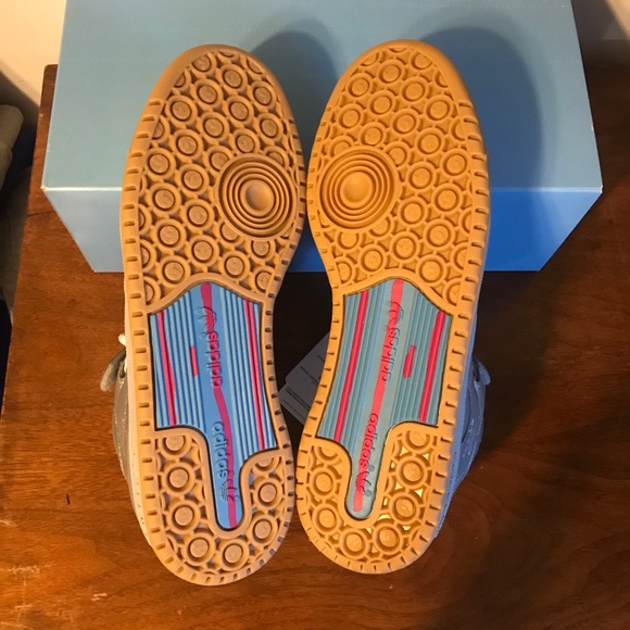 ADIDAS Ivy Park Forum Mid Icy Park Silver Metallic - Picture 8 of 11